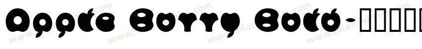 Apple Botty Bold字体转换